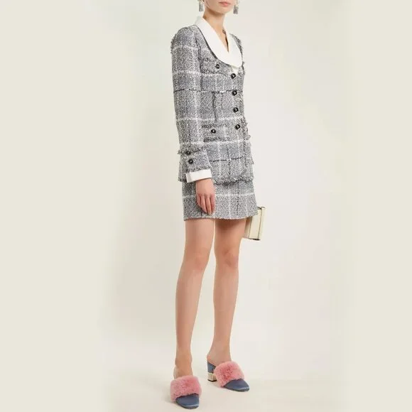 GUCCI SHOES CANDY SATIN AND FAUX FUR MULES CRYSTAL HEEL sz IT 35.5 US 5.5 - Picture 2 of 16